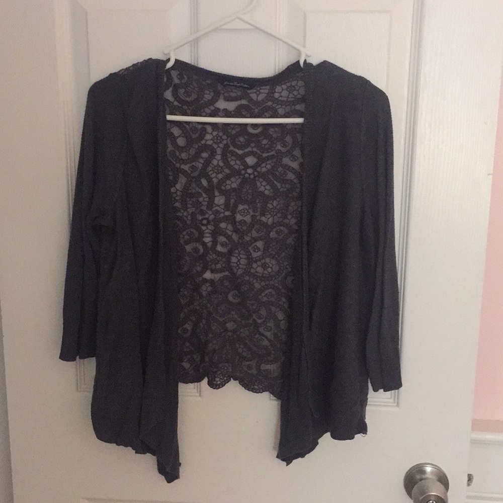 American Eagle Cardigan. Cute lace back!